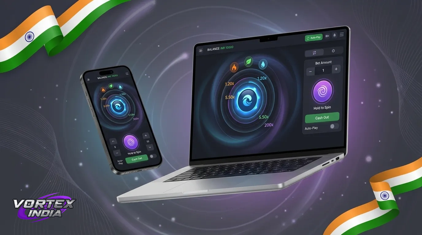 Vortex is a popular casino game among Indian players